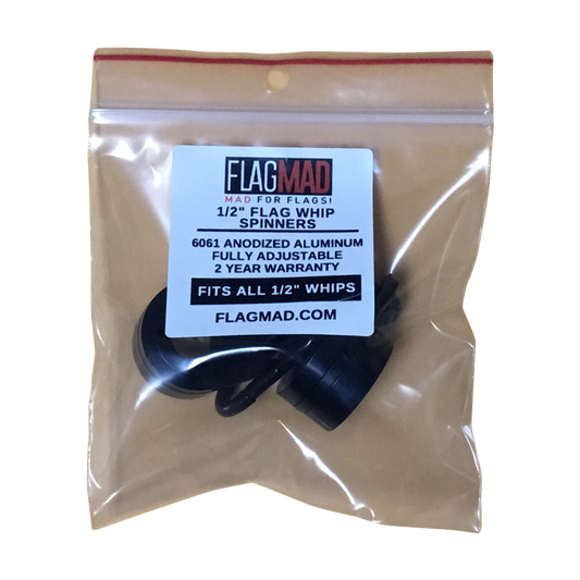 1/2" Flag Whip Spinners